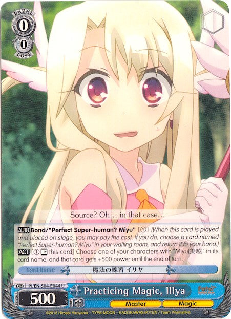 Practicing Magic, Illya (PI/EN-S04-E044 U) [Fate/kaleid liner PRISMA ILLYA DX] | Cracking-Singles