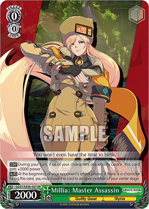 Millia: Master Assassin (GGST/SX06-027 RR) [Guilty Gear -Strive-] | Cracking-Singles