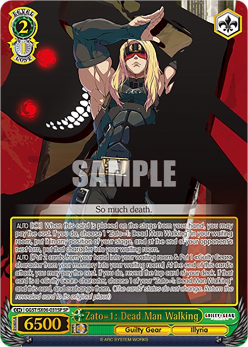 Zato=1: Dead Man Walking (GGST/SX06-031SP SP) [Guilty Gear -Strive-] | Cracking-Singles
