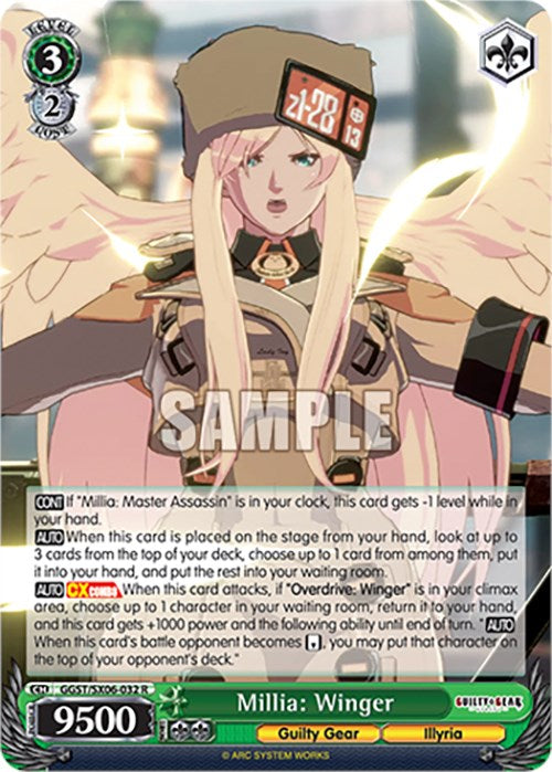 Millia: Winger (GGST/SX06-032 R) [Guilty Gear -Strive-] | Cracking-Singles