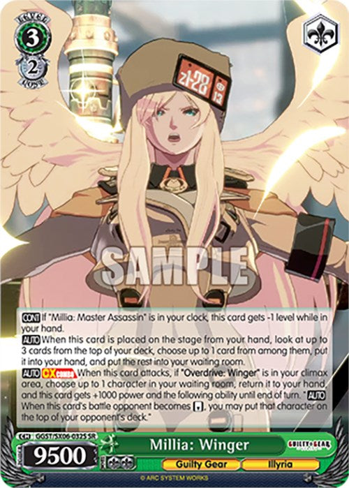 Millia: Winger (GGST/SX06-032S SR) [Guilty Gear -Strive-] | Cracking-Singles