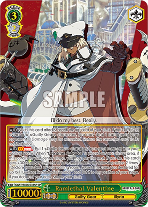 Ramlethal Valentine (GGST/SX06-033SP SP) [Guilty Gear -Strive-] | Cracking-Singles