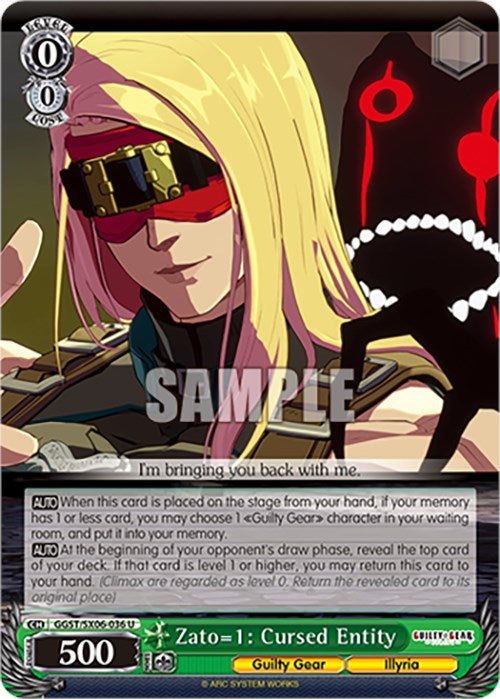Zato=1: Cursed Entity (GGST/SX06-036 U) [Guilty Gear -Strive-] | Cracking-Singles