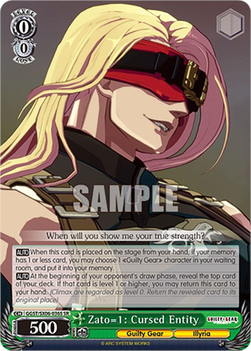 Zato=1: Cursed Entity (GGST/SX06-036S SR) [Guilty Gear -Strive-] | Cracking-Singles