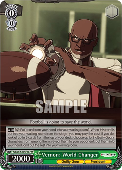 Vernon: World Changer (GGST/SX06-037 U) [Guilty Gear -Strive-] | Cracking-Singles
