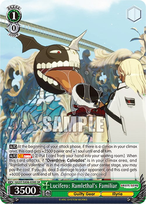 Lucifero: Ramlethal's Familiar (GGST/SX06-038S SR) [Guilty Gear -Strive-] | Cracking-Singles