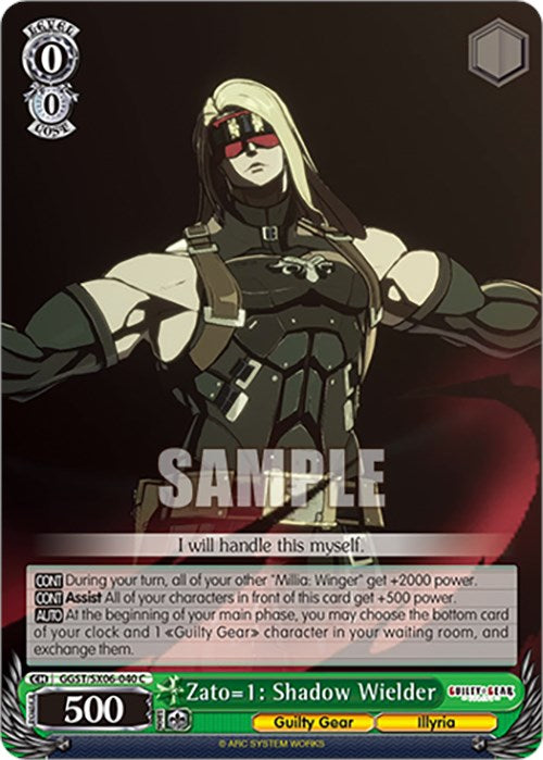 Zato=1: Shadow Wielder (GGST/SX06-040 C) [Guilty Gear -Strive-] | Cracking-Singles