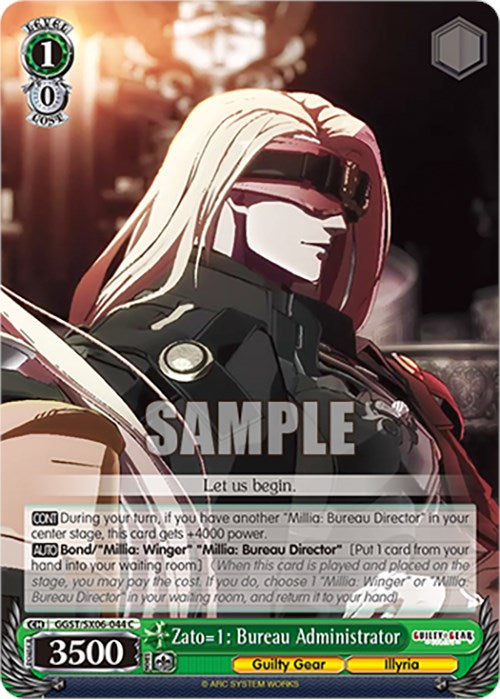 Zato=1: Bureau Administrator (GGST/SX06-044 C) [Guilty Gear -Strive-] | Cracking-Singles