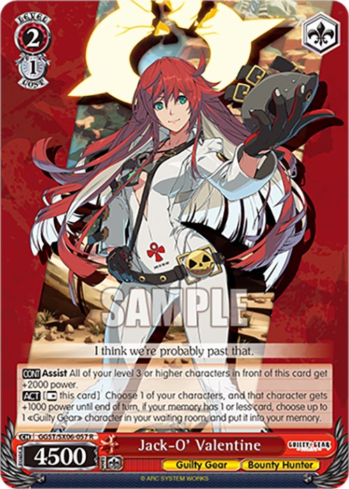 Jack-O' Valentine (GGST/SX06-057 R) [Guilty Gear -Strive-] | Cracking-Singles