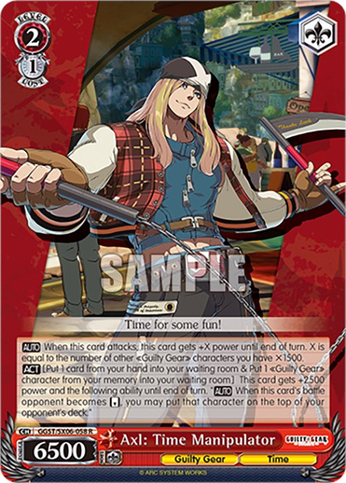 Axl: Time Manipulator (GGST/SX06-058 R) [Guilty Gear -Strive-] | Cracking-Singles