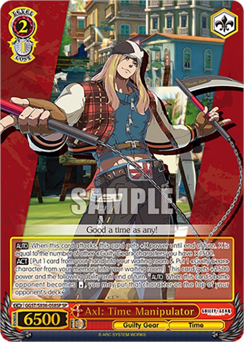 Axl: Time Manipulator (GGST/SX06-058SP SP) [Guilty Gear -Strive-] | Cracking-Singles