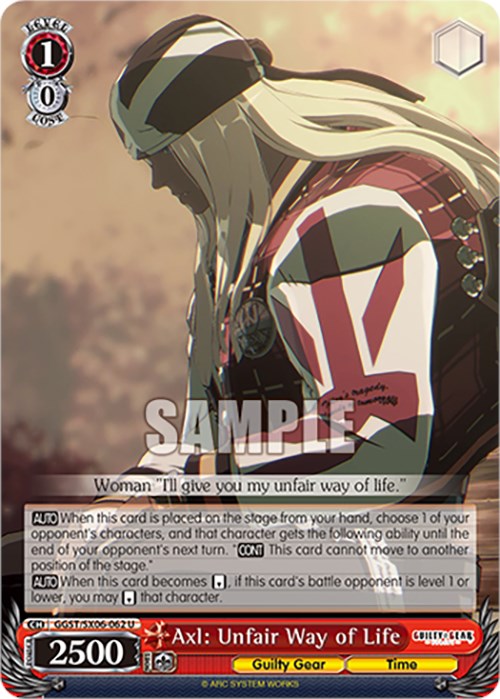 Axl: Unfair Way of Life (GGST/SX06-062 U) [Guilty Gear -Strive-] | Cracking-Singles