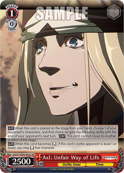 Axl: Unfair Way of Life (GGST/SX06-062S SR) [Guilty Gear -Strive-] | Cracking-Singles