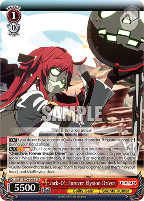 Jack-O': Forever Elysion Driver (GGST/SX06-066S SR) [Guilty Gear -Strive-] | Cracking-Singles