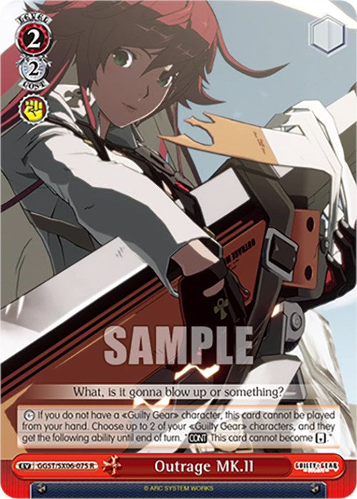 Outrage MK.II (GGST/SX06-075 R) [Guilty Gear -Strive-] | Cracking-Singles
