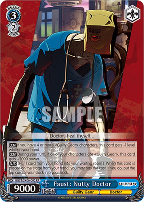 Faust: Nutty Doctor (GGST/SX06-082 RR) [Guilty Gear -Strive-] | Cracking-Singles