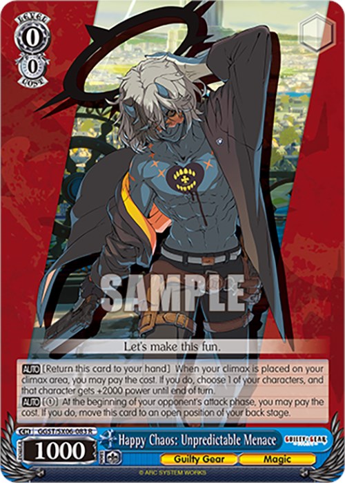 Happy Chaos: Unpredictable Menace (GGST/SX06-083 R) [Guilty Gear -Strive-] | Cracking-Singles