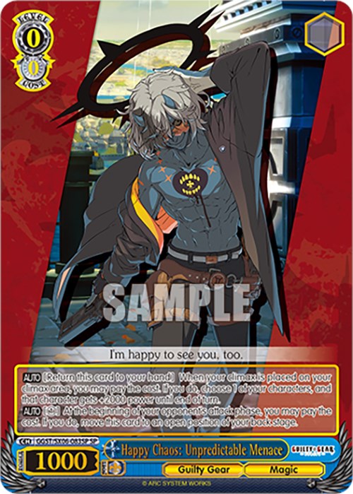 Happy Chaos: Unpredictable Menace (GGST/SX06-083SP SP) [Guilty Gear -Strive-] | Cracking-Singles