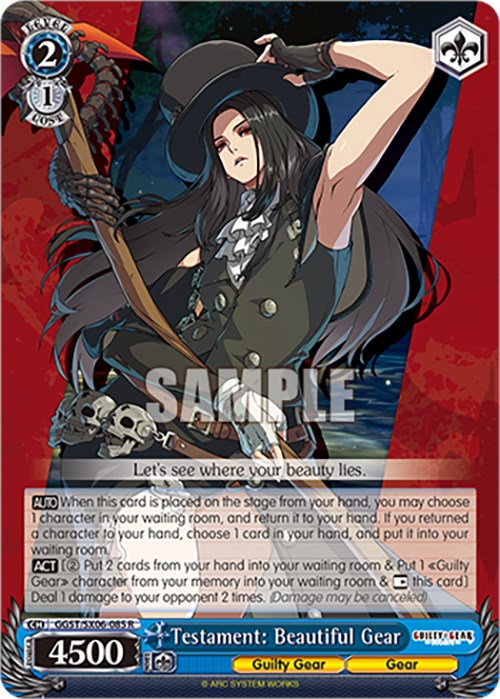 Testament: Beautiful Gear (GGST/SX06-085 R) [Guilty Gear -Strive-] | Cracking-Singles