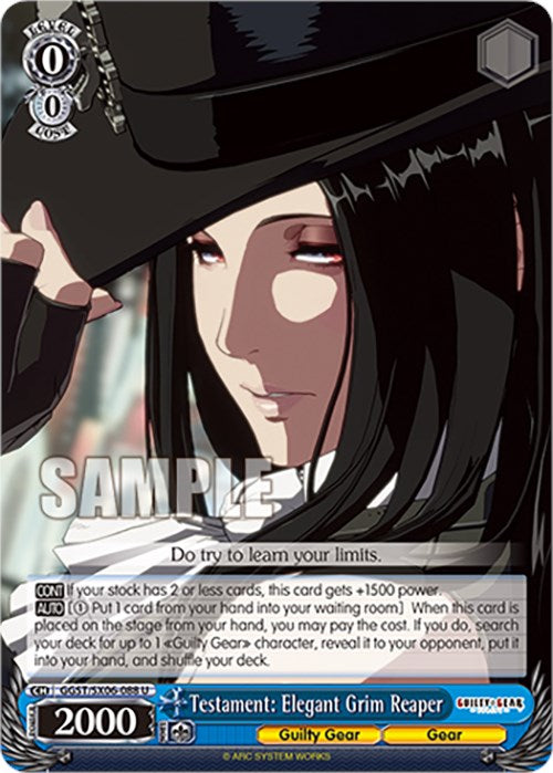 Testament: Elegant Grim Reaper (GGST/SX06-088 U) [Guilty Gear -Strive-] | Cracking-Singles