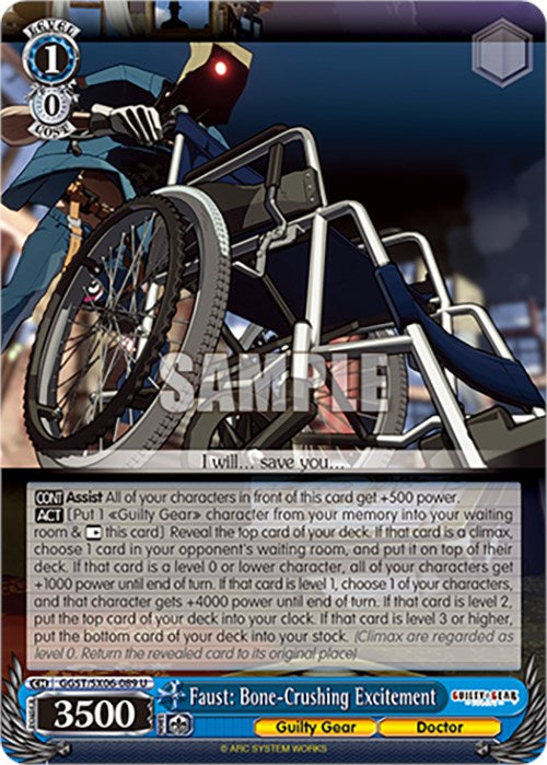 Faust: Bone-Crushing Excitement (GGST/SX06-089 U) [Guilty Gear -Strive-] | Cracking-Singles
