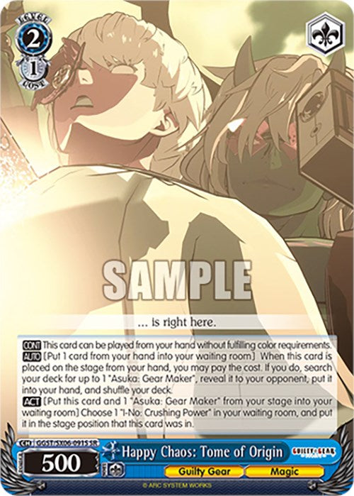 Happy Chaos: Tome of Origin (GGST/SX06-091S SR) [Guilty Gear -Strive-] | Cracking-Singles