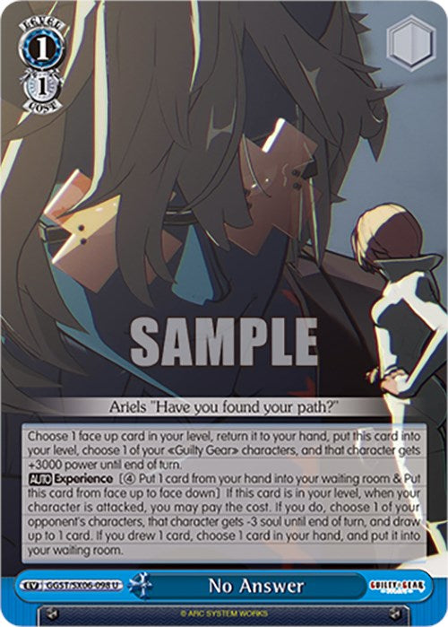 No Answer (GGST/SX06-098 U) [Guilty Gear -Strive-] | Cracking-Singles