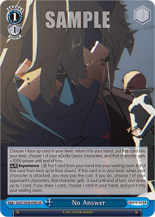 No Answer (GGST/SX06-098S SR) [Guilty Gear -Strive-] | Cracking-Singles