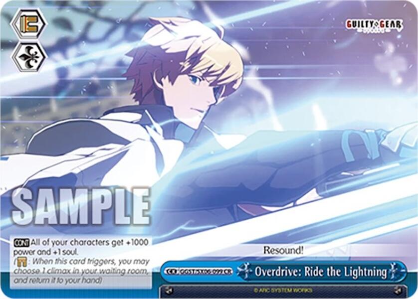 Overdrive: Ride the Lightning (GGST/SX06-099 CR) [Guilty Gear -Strive-] | Cracking-Singles