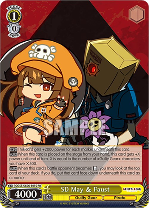 SD May & Faust (GGST/SX06-101S PR (Foil) [Guilty Gear -Strive-] | Cracking-Singles