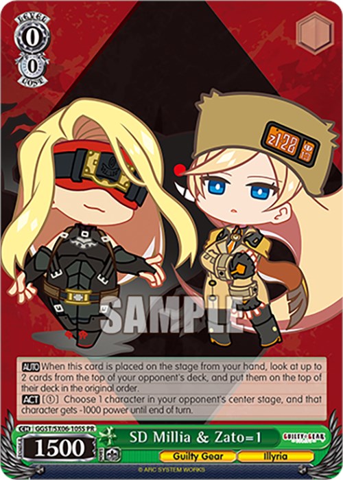 SD Millia & Zato=1 (GGST/SX06-105S PR) (Foil) [Guilty Gear -Strive-] | Cracking-Singles
