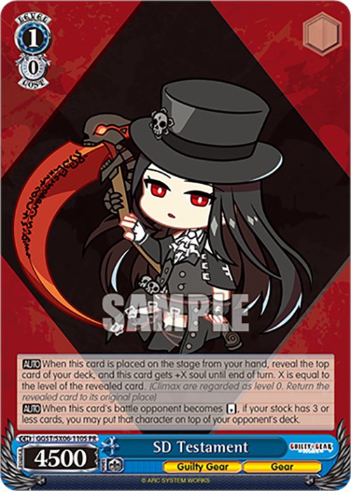 SD Testament (GGST/SX06-110S PR) (Foil) [Guilty Gear -Strive-] | Cracking-Singles