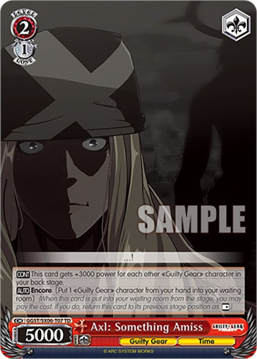 Axl: Something Amiss (GGST/SX06-T07 TD) [Guilty Gear -Strive-] | Cracking-Singles