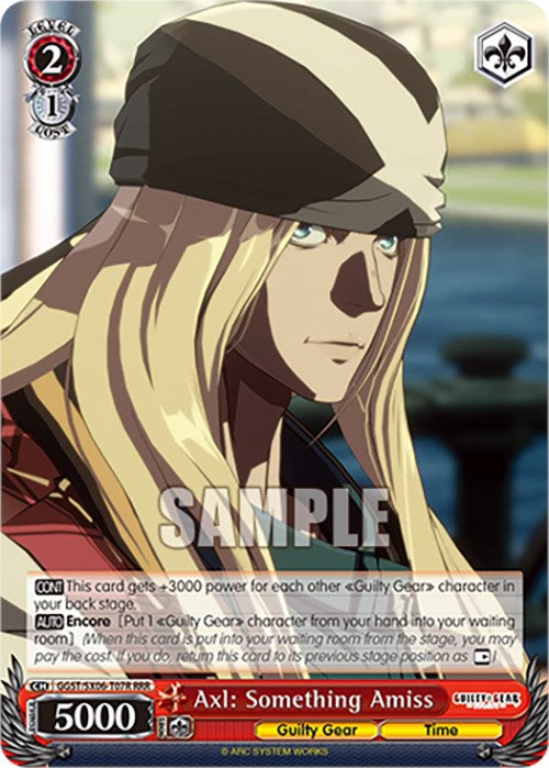 Axl: Something Amiss (GGST/SX06-T07R RRR) [Guilty Gear -Strive-] | Cracking-Singles