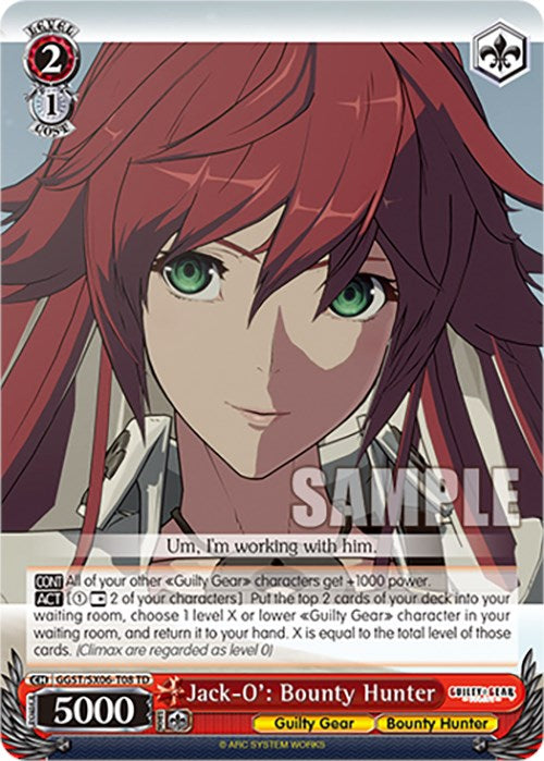 Jack-O': Bounty Hunter (GGST/SX06-T08 TD) [Guilty Gear -Strive-] | Cracking-Singles