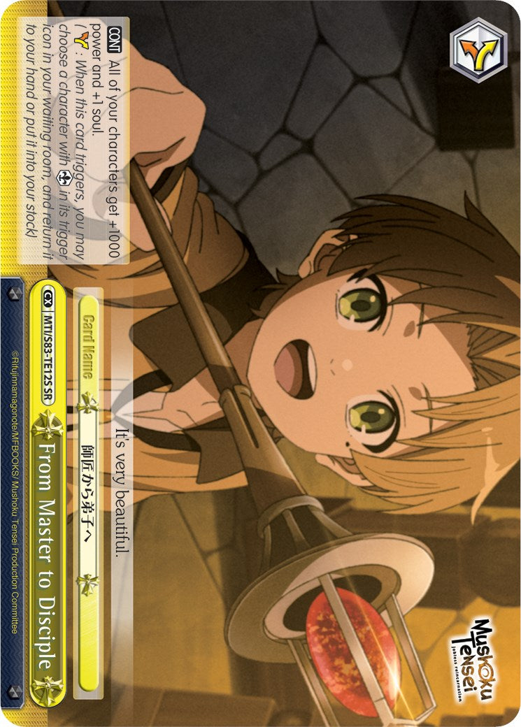 From Master to Disciple (MTI/S83-TE12S SR) [Mushoku Tensei: Jobless Reincarnation] | Cracking-Singles