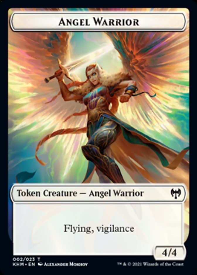 Angel Warrior Token [Kaldheim Tokens] | Cracking-Singles