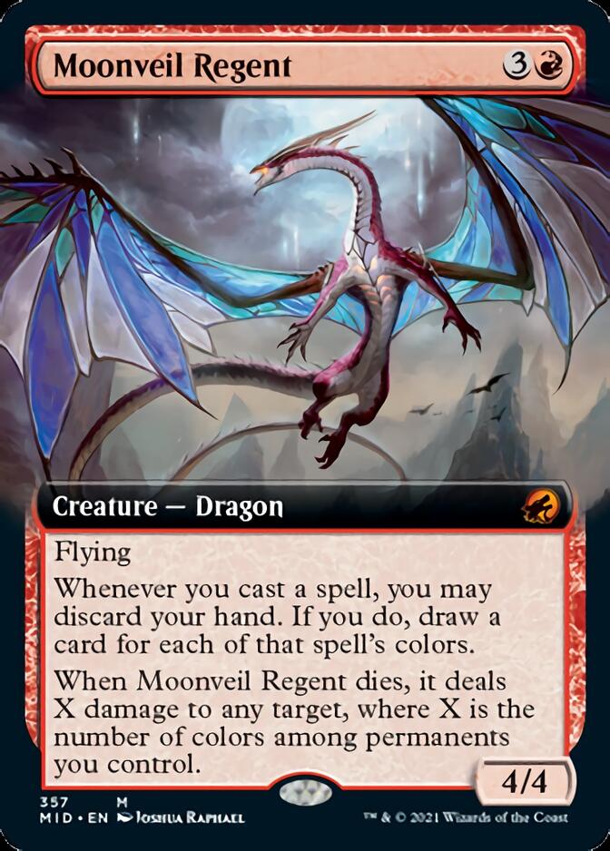 Moonveil Regent (Extended Art) [Innistrad: Midnight Hunt] | Cracking-Singles