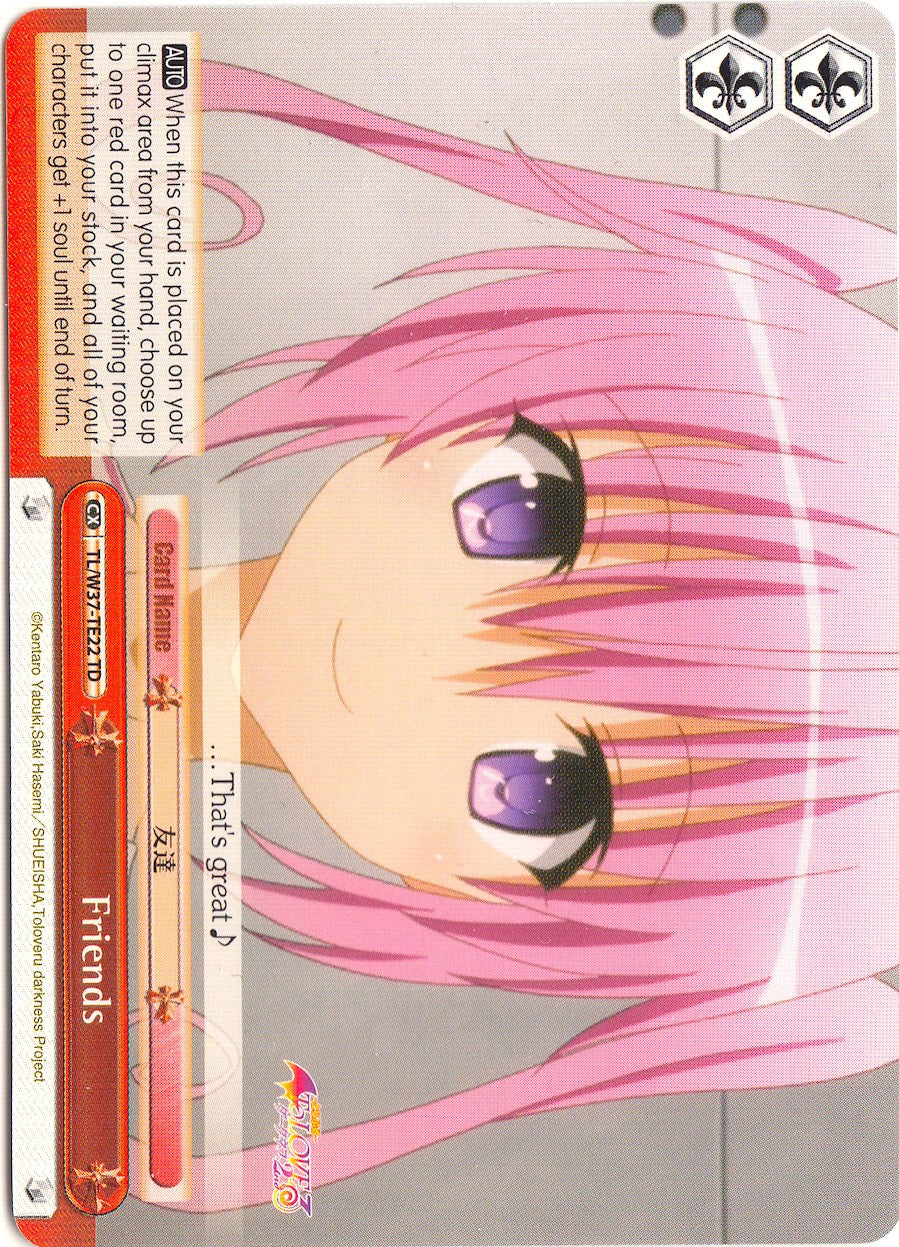 Friends (TL/W37-TE22 TD) [To Loveru Darkness 2nd] | Cracking-Singles