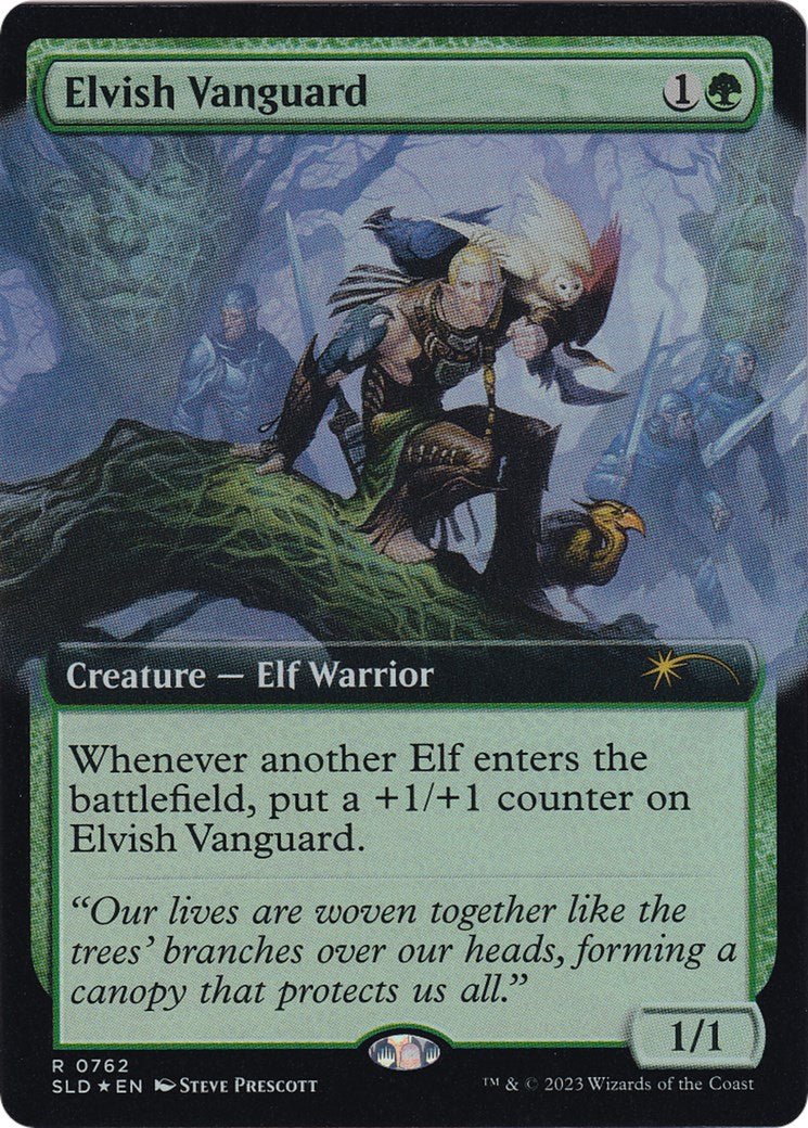 Elvish Vanguard (Extended Art) [Secret Lair Drop Series] | Cracking-Singles