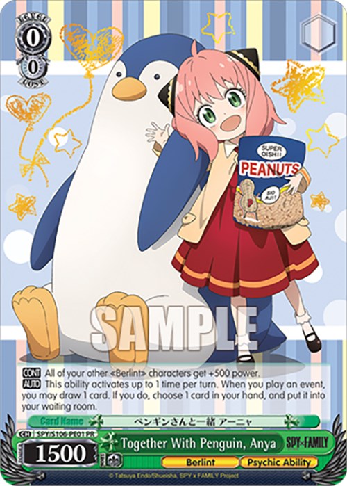 Together With Penguin, Anya (SPY/S106-PE01 PR) [SPY x FAMILY] | Cracking-Singles