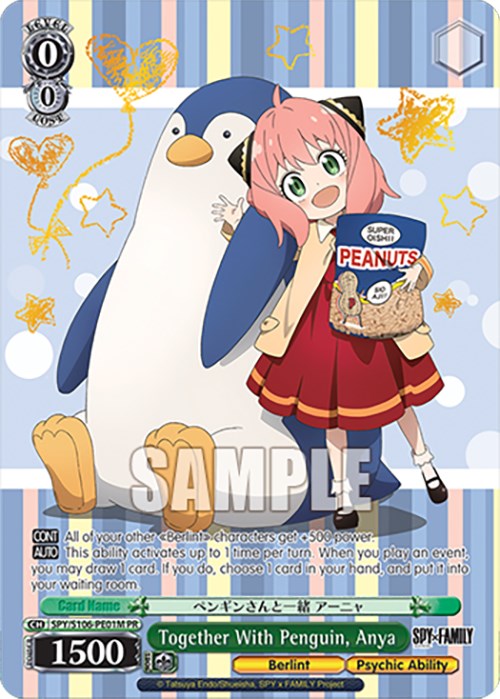 Together With Penguin, Anya (SPY/S106-PE01M PR) [SPY x FAMILY] | Cracking-Singles