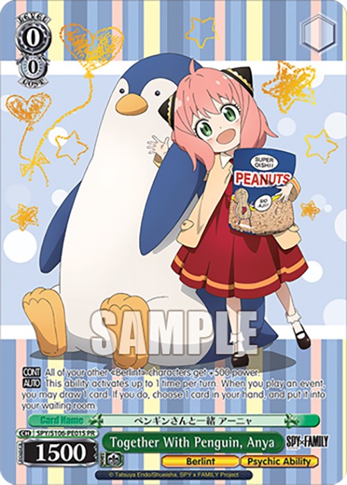 Together With Penguin, Anya (SPY/S106-PE01S PR) [SPY x FAMILY] | Cracking-Singles