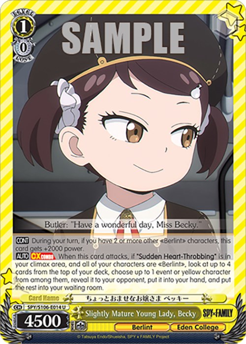Slightly Mature Young Lady, Becky (SPY/S106-E014 U) [SPY x FAMILY] | Cracking-Singles