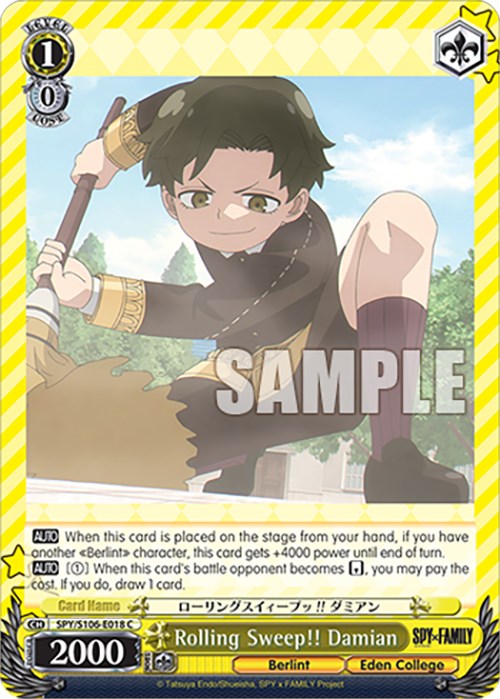 Rolling Sweep!! Damian (SPY/S106-E018 C) [SPY x FAMILY] | Cracking-Singles