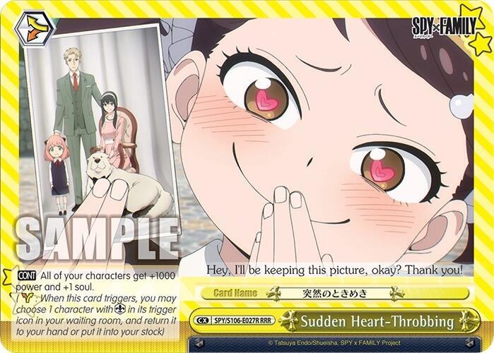 Sudden Heart-Throbbing (SPY/S106-E027R RRR) [SPY x FAMILY] | Cracking-Singles