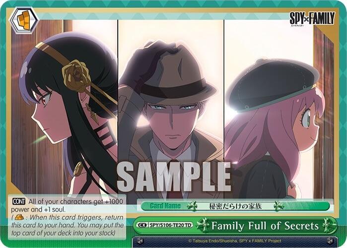 Family Full of Secrets (SPY/S106-TE20 TD) [SPY x FAMILY] | Cracking-Singles