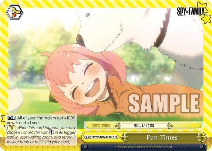 Fun Times (SPY/S106-TE09 TD) [SPY x FAMILY] | Cracking-Singles