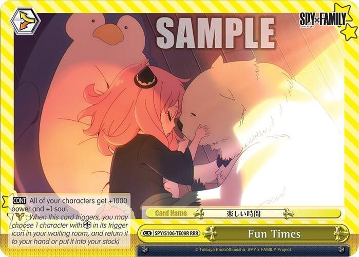 Fun Times (SPY/S106-TE09R RRR) [SPY x FAMILY] | Cracking-Singles