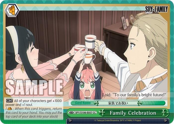 Family Celebration (SPY/S106-E057 CC) [SPY x FAMILY] | Cracking-Singles